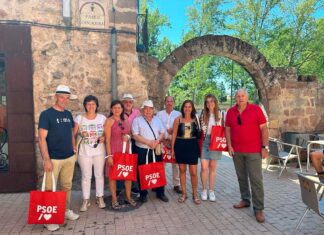 Visita candidatos PSOE Aguilar de Campoo