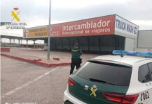 Detenida por morder a un guardia civil en la estación de servicio de Quintana del Puente guardia-civil-intercambiador-estación-de-servicio-suco