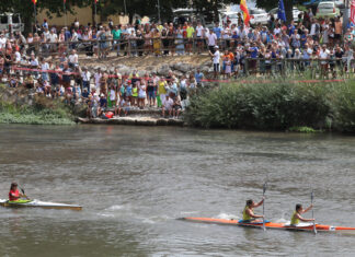 Más de 300 palistas participan en el Descenso Internacional del Pisuerga de Alar del Rey LVII edición del Descenso Internacional del Pisuerga