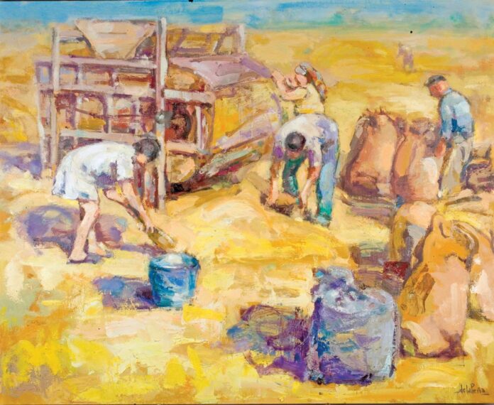 Cuadro del pintor palentino Antonio de la Peña Cuadro del pintor palentino Antonio de la Peña