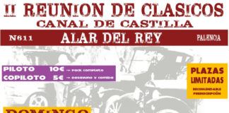 Reunión de coches clásicos Canal de Castilla en Alar del Rey