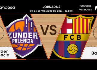 El Zunder se estrena en Palencia contra el Barça el viernes, 29 de septiembre Zunder-Barcelona
