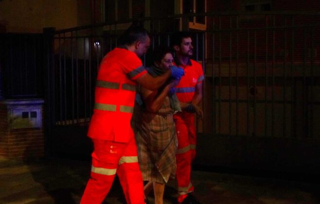 Explosi&oacute;n de un edificio de viviendas en la calle Goya de Valladolid. Fotos: Leticia P&eacute;rez ICAL