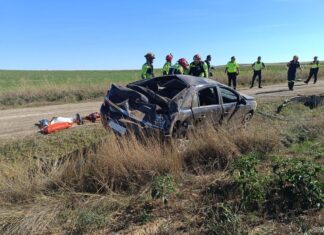 Trágico accidente vial deja dos personas fallecidas y varios heridos en Lantadilla Accidente de tráfico mortal en Lantadilla