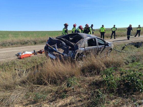 Accidente de tr&aacute;fico mortal en Lantadilla
