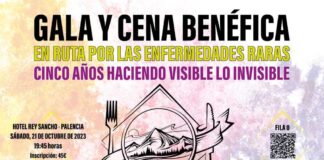 Gala y cena benéfica por en el V aniversario por las enfermedades raras