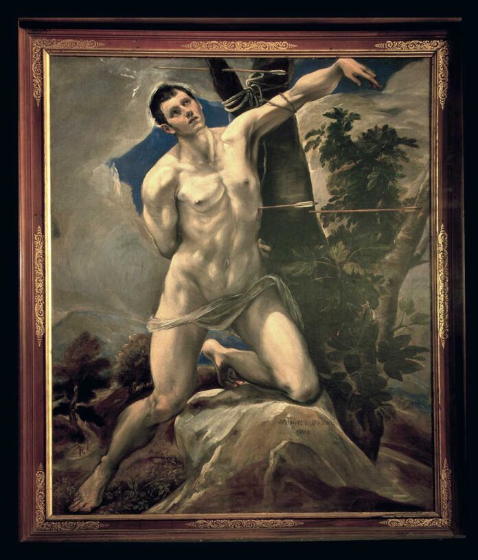 San-Sebastián-EL-GRECO-Catedral-de-Palencia San Sebastián EL GRECO Catedral de Palencia