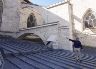 La Catedral de Palencia abre las visitas a ‘Obras con arte’, que sube a las alturas de la Seo