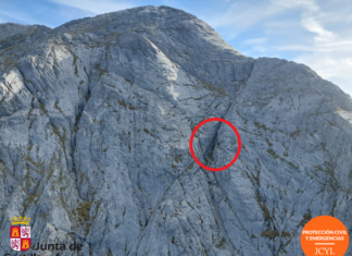 Auxiliado un montañero enriscado en el Pico Espigüete Pico Espigüete montañero