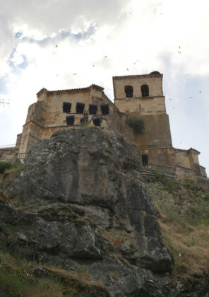 Camino Lebaniego a su paso por la provincia de Palencia. Iglesia de Santa Mar&iacute;a del Castillo en Cervera de Pisuerga