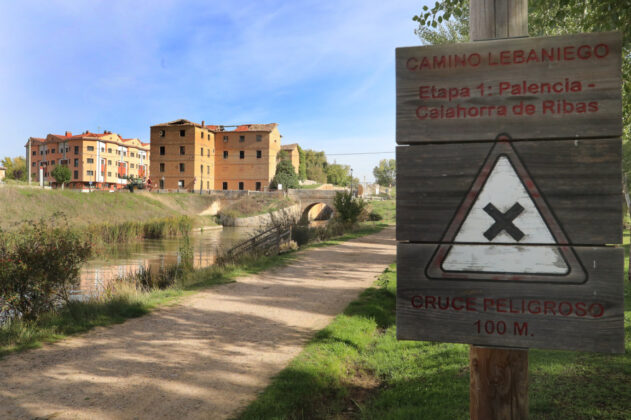 Camino Lebaniego a su paso por Grijota