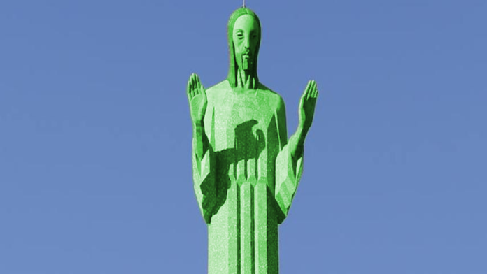 cristo otero verde cristo otero verde Genaro Fontecha Pinturas