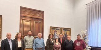 Reunión de la Diputación con los Alcaldes de Támara de Campos y Santoyo