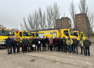 Tres nuevas autobombas forestales para la provincia de Palencia