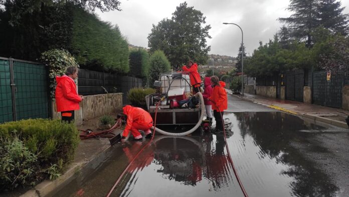 La Dana deja inundaciones en El Espinar