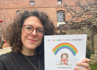 Sara González Rojo con El arcoíris y sus colores