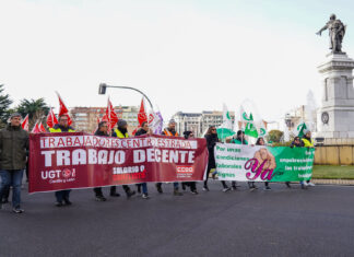 Los trabajadores del Centro Estrada de León exigen un incremento salarial del 30%