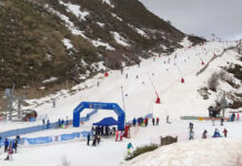 Más de 5.200 esquiadores visitan las estaciones de esquí de León durante el primer fin de semana de la temporada Pista de esquí