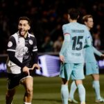 Partido de copa del Rey entre Unionistas y el FC Barcelona