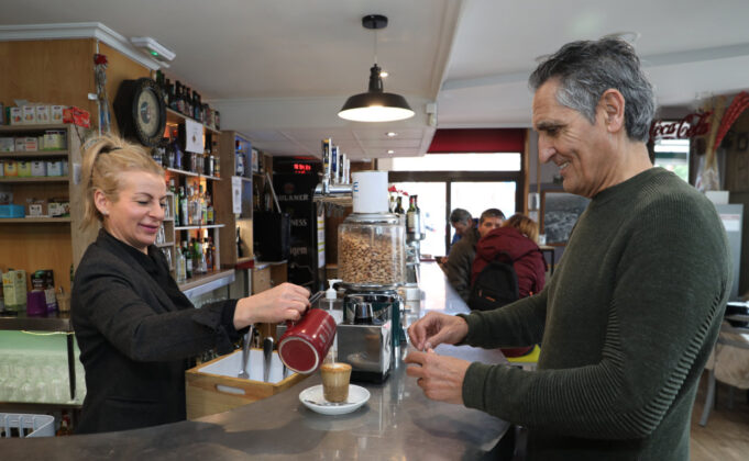 Susana Serrano y Jos&eacute; Mart&iacute;n del bar Bariloche de Palencia
