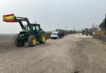 Comienzan las tractoradas en la provincia de Palencia Tractorada Becerril de Campos