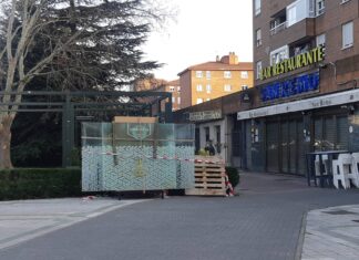 Adiós a la última terraza Covid de Palencia
