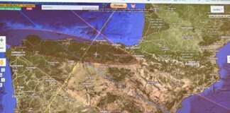 Zona en la que se podrá ver el eclipse de 2026.
