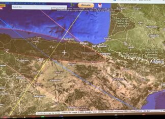 Zona en la que se podrá ver el eclipse de 2026.