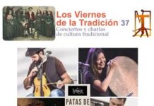 Cartel de Los Viernes de la tradición 37. Folk Castellano