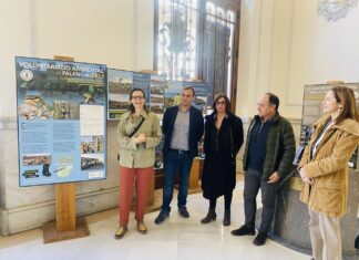 El vestíbulo de la Diputación estrena una exposición sobre voluntariado ambiental