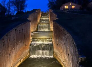 La cuádruple esclusa de Frómista: “un sueño iluminado” con “el brillo que se merece”