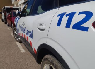 Vehículo de la Policía Local de Palencia.