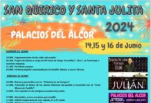 Programación de las fiestas de Palacios de Alcor 2024 Cartel de las fiestas de Palacio de Alcor 2024