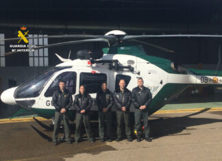 Helicóptero Guardia Civil León