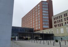 Imagen del acceso al Hospital Río Carrión