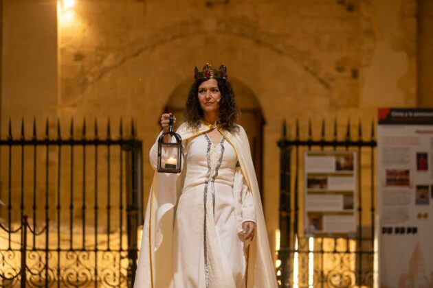 Magdalia Medieval. Jornada Sitios Cluniacenses en Carri&oacute;n de los Condes. Colaboraci&oacute;n musical entre Madgalia Medieval y Miguel Abad. Foto: Victor Hugo Mart&iacute;n Caballero (Visual Crea)