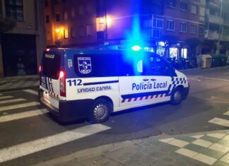 ehículo de la Policía Local de Palencia