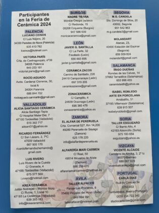 Participantes en la Feria de Cer&aacute;mica 2024
