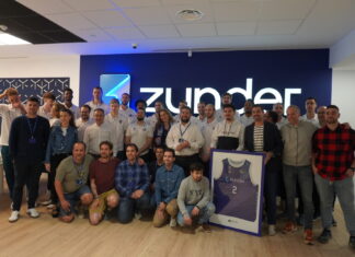 La plantilla del Zunder Palencia visita las nuevas instalaciones de su patrocinador principal (Galería de fotos) zunder oficinas