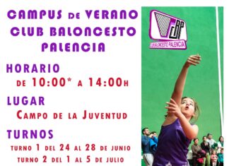 El CB Palencia anuncia su XII Campus de Verano de Baloncesto CB Palencia campus