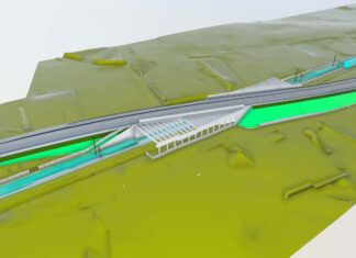 Copisa sustituirá la pasarela de la avenida de Asturias de Palencia para duplicar la Alta Velocidad hasta Grijota