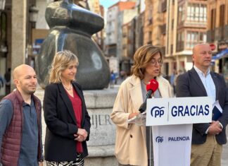 Armisén (PP): “Ha empezado el cambio en el Ayuntamiento de Palencia” El PP de Palencia valorando los resultados de las elecciones europeas