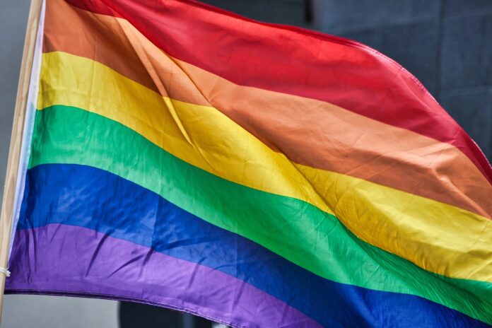 Imagen de archivo bandera LGTBI+ Imagen de archivo bandera LGTBI+