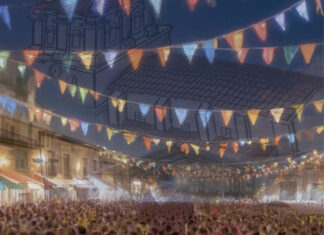 Cartel del programa de las fiestas de Grijota 2024