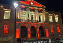 Palencia apoyará a la ‘La Roja’ desde la Plaza Mayor Fachada del Ayuntamiento de Palencia