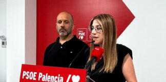 Cristina Párbole en rueda de prensa