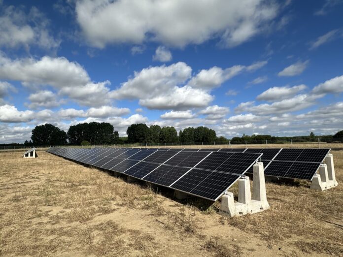 Parque fotovoltaico en La Olmeda