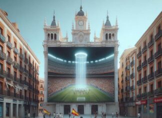 La final de fútbol de la Eurocopa la podrás vivir en la Plaza Mayor de Palencia Pantalla en Plaza