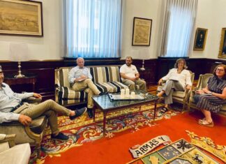 La Diputación estudiará la mejora de la carretera que une Matalbaniega con Corvio Reunión Diputación y Junta Vecinal de Matalbaniega