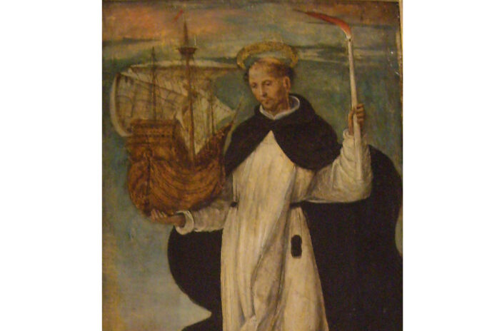 San_Telmo_representacion_con_cirio_y_barco San Telmo representado con cirio y barco